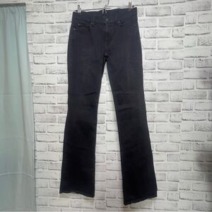 7 for all Mankind Black Label Stretch The Skinny Bootcut  Embellished Pockets 30